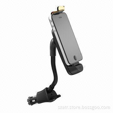 Car Phone Holder, 5V, 1.5A Output, Made of High-quality ABS Material and Sucker